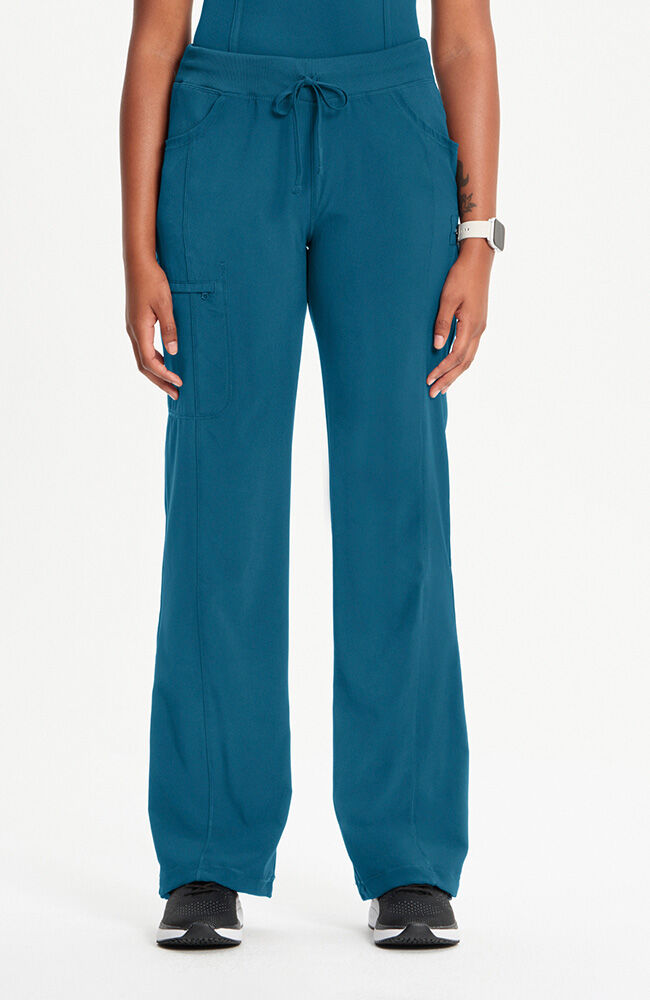 Women's Rib Knit Drawstring Waist Scrub Pant | Cherokee Uniforms