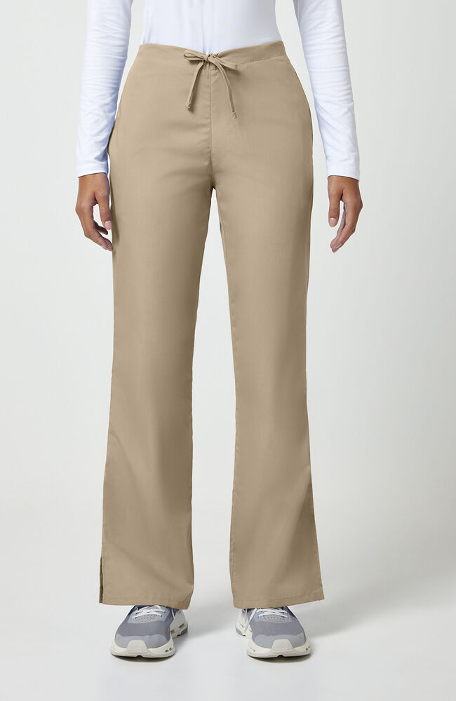Women's Natural Rise Flare Leg Drawstring Pant | Cherokee Uniforms