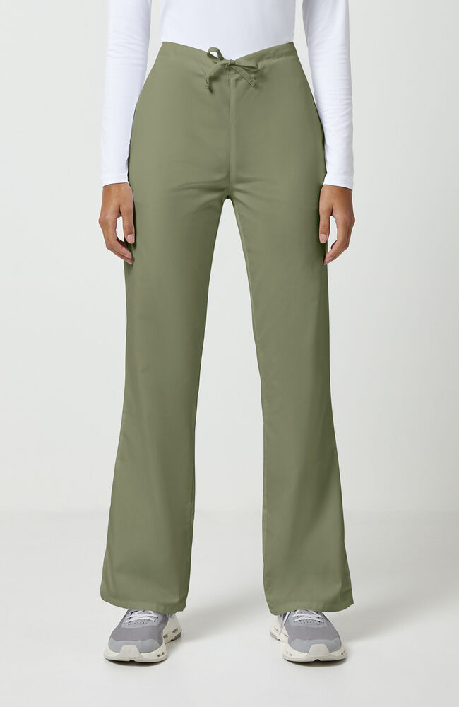 Women's Natural Rise Flare Leg Drawstring Pant | Cherokee Uniforms