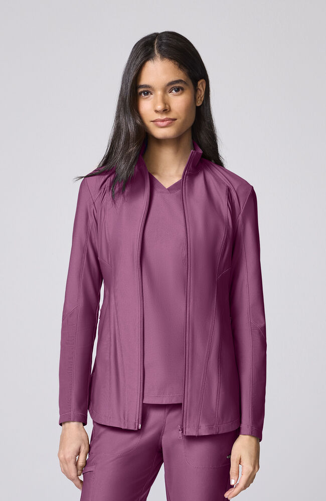 Women's Mesh Zip Front Scrub Jacket | Cherokee Uniforms