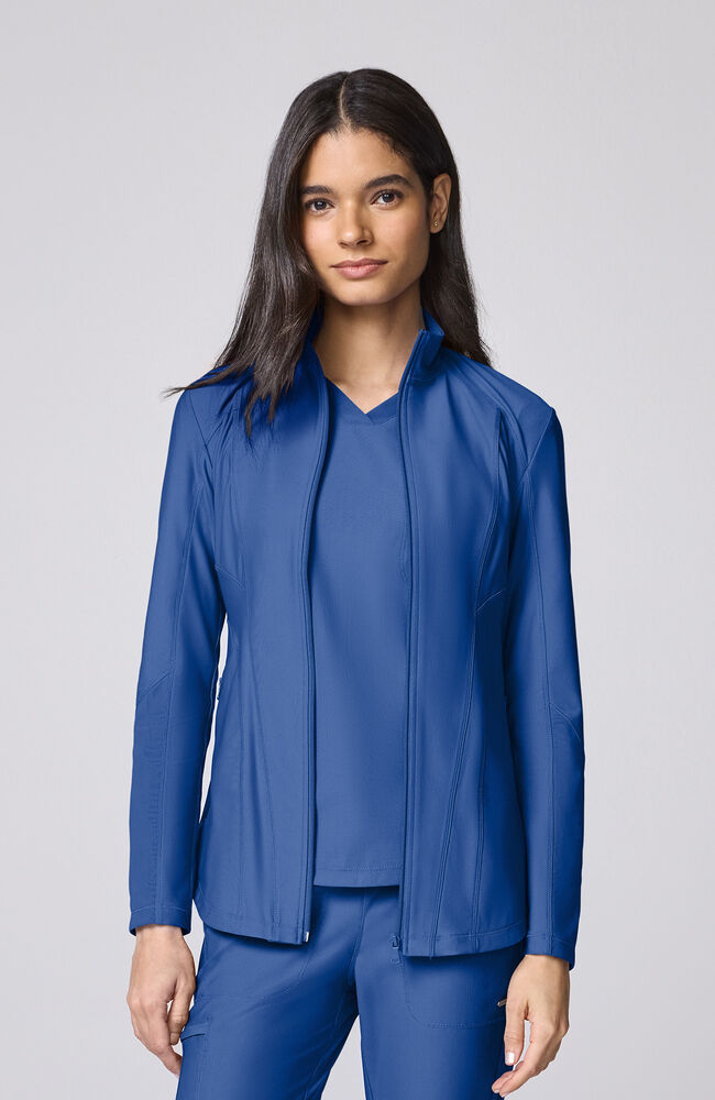 Women's Mesh Zip Front Scrub Jacket | Cherokee Uniforms