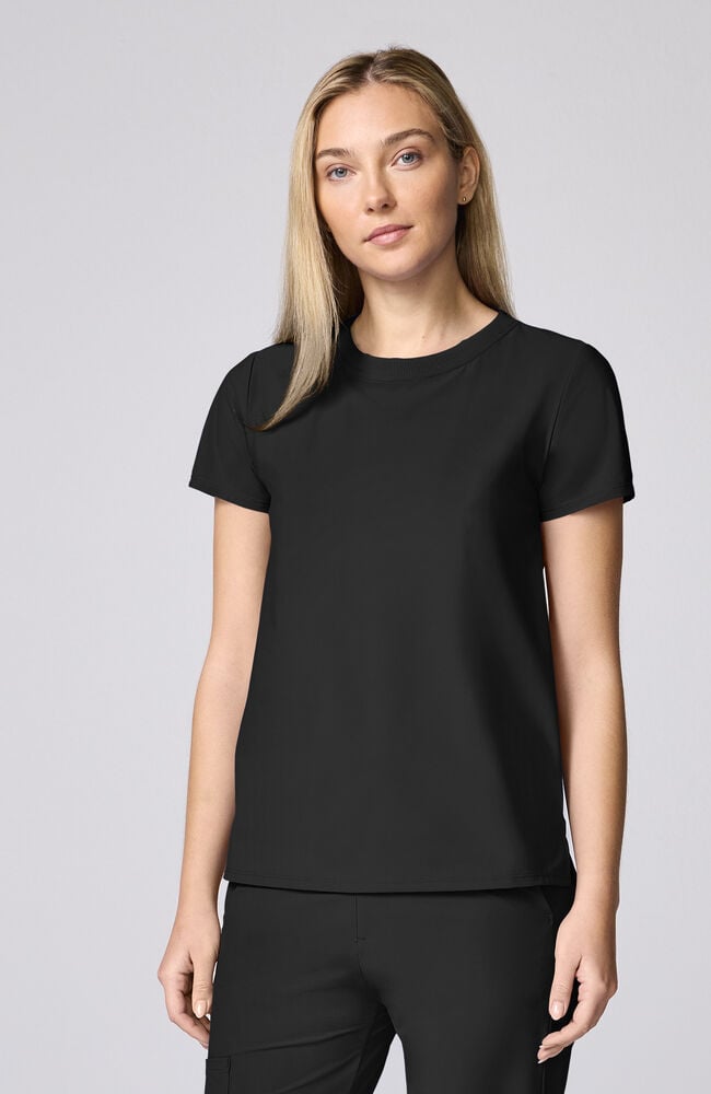 Women's Rib Trim Crew Neck Scrub Top | Cherokee Uniforms