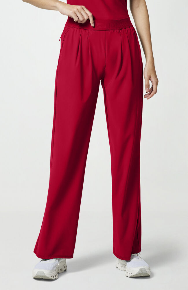 Women's High Rise 3-Pocket Wide Leg Scrub Pant | Cherokee Uniforms
