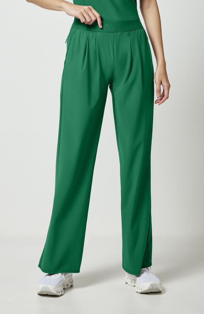 IAM＊シークレット Women's High Rise 3-Pocket Wide Leg Scrub Pant | Cherokee Uniforms