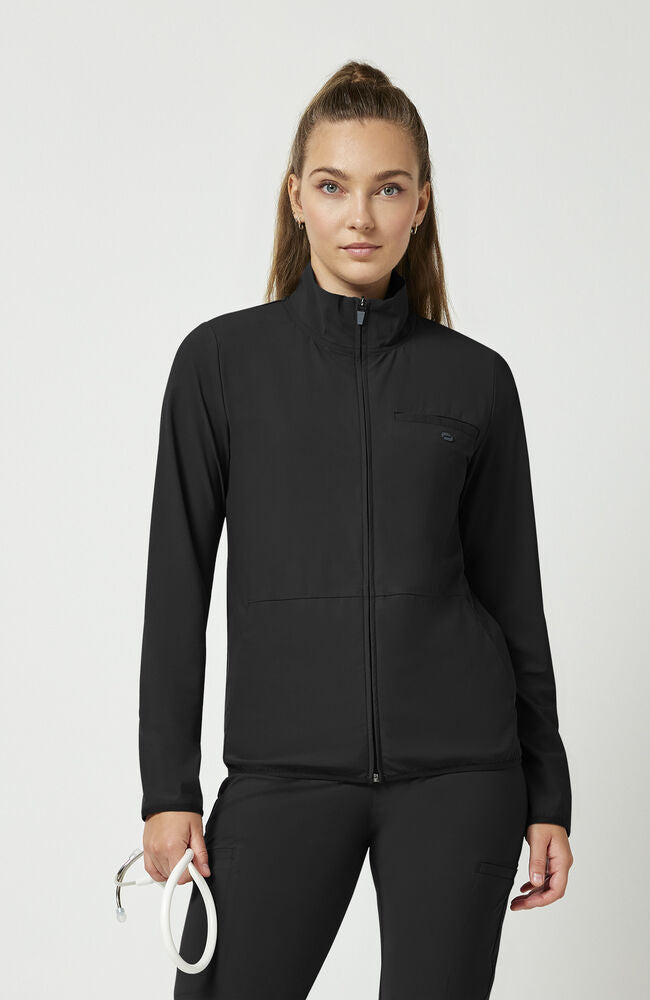Women's Zip Front 3-Pocket Warm Up Scrub Jacket | Cherokee Uniforms