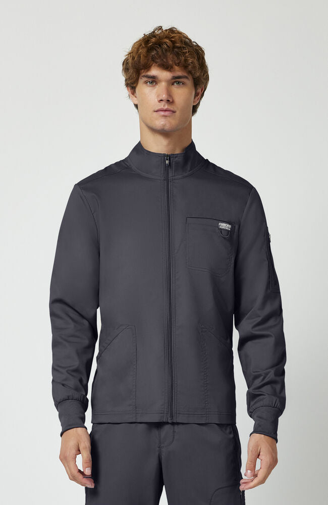 Men's Zip Front Scrub Jacket | Cherokee – Cherokee Uniforms