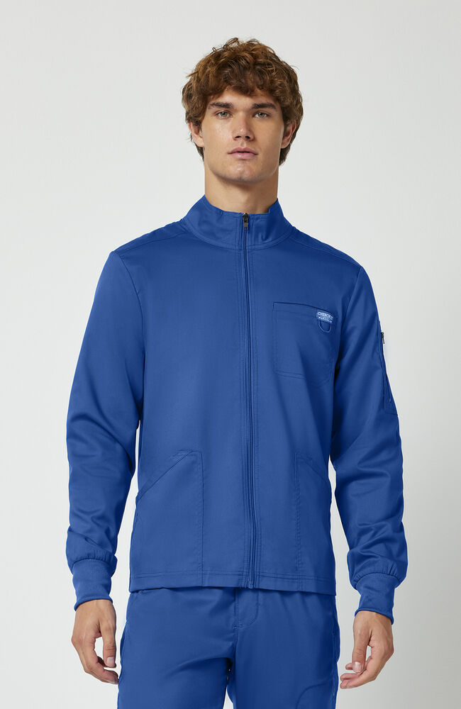 Men's Zip Front Scrub Jacket | Cherokee – Cherokee Uniforms