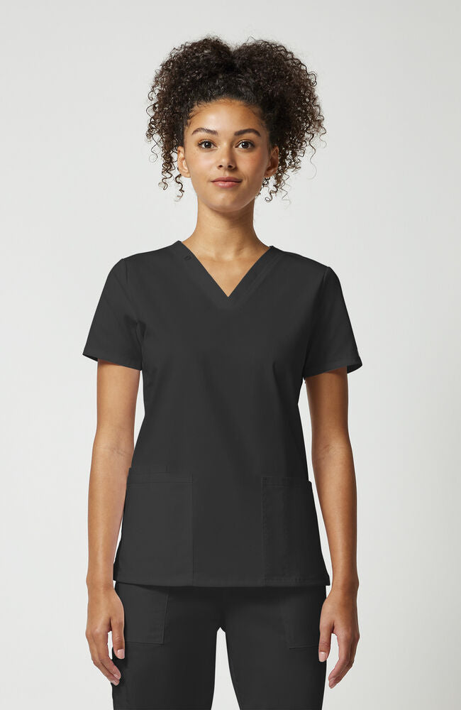 Women's Banded V-Neck Scrub Top – Cherokee Uniforms