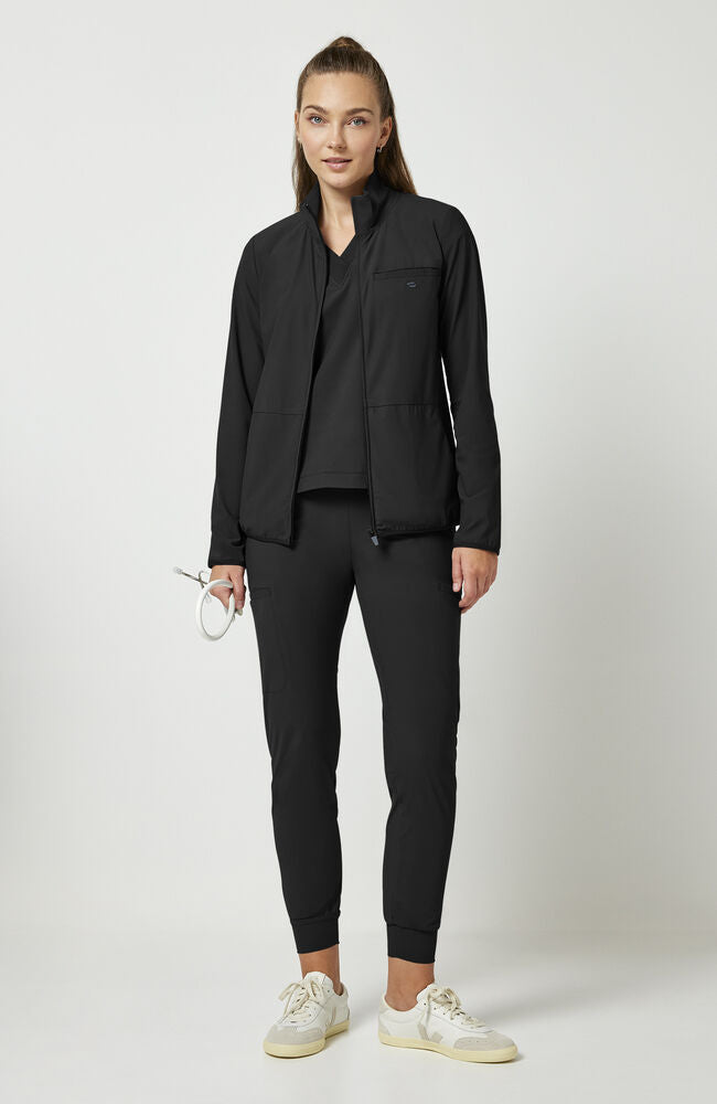 Women's Zip Front 3-Pocket Warm Up Scrub Jacket | Cherokee Uniforms