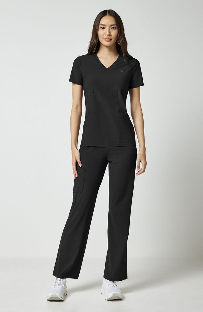 Women's 2-Pocket Shaped V-Neck Scrub Top | Cherokee Uniforms