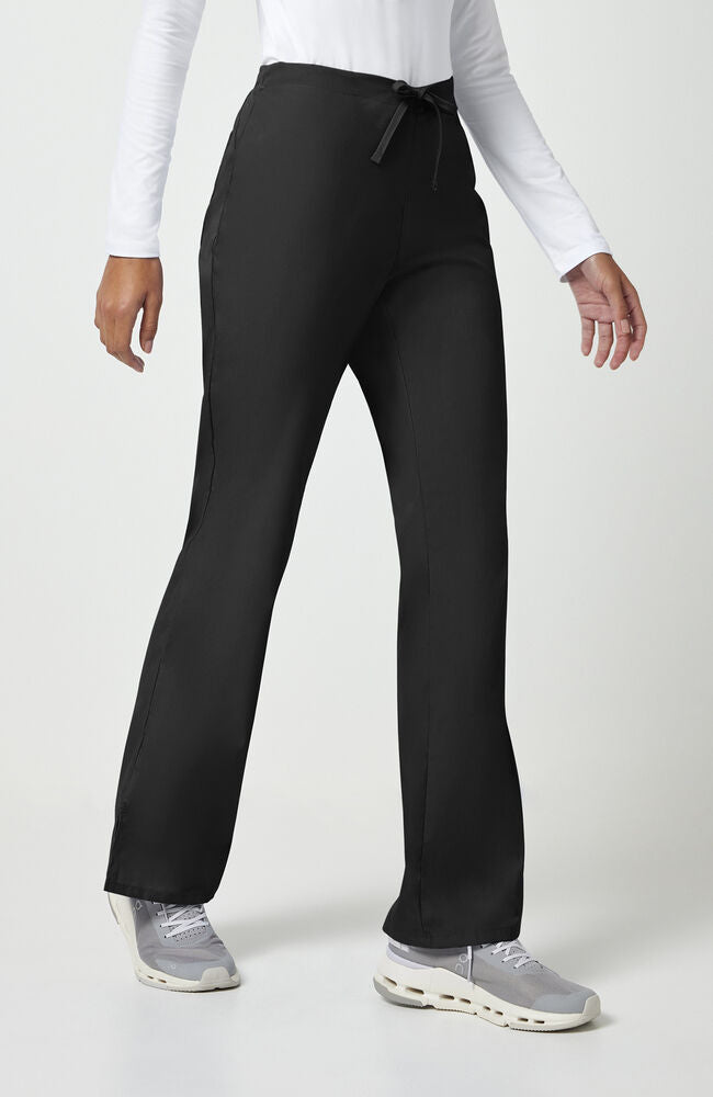 Women's Natural Rise Flare Leg Drawstring Pant | Cherokee Uniforms