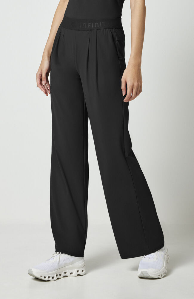 Women's High Rise 3-Pocket Wide Leg Scrub Pant | Cherokee Uniforms