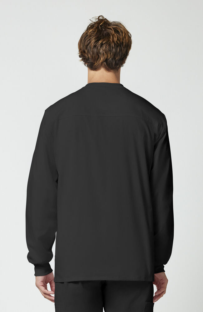 Men's Snap Front Warm-Up Solid Scrub Jacket – Cherokee Uniforms