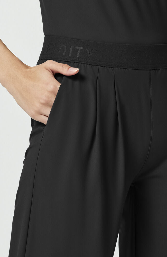 Women's High Rise 3-Pocket Wide Leg Scrub Pant | Cherokee Uniforms