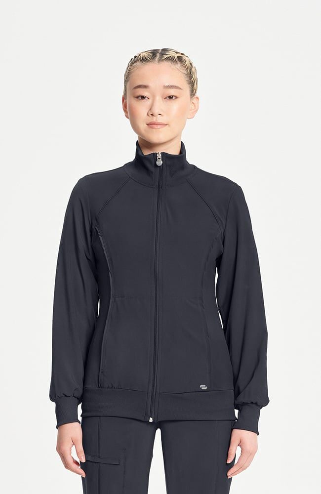 Women's Zip Front Warm Up Scrub Jacket | Cherokee – Cherokee Uniforms