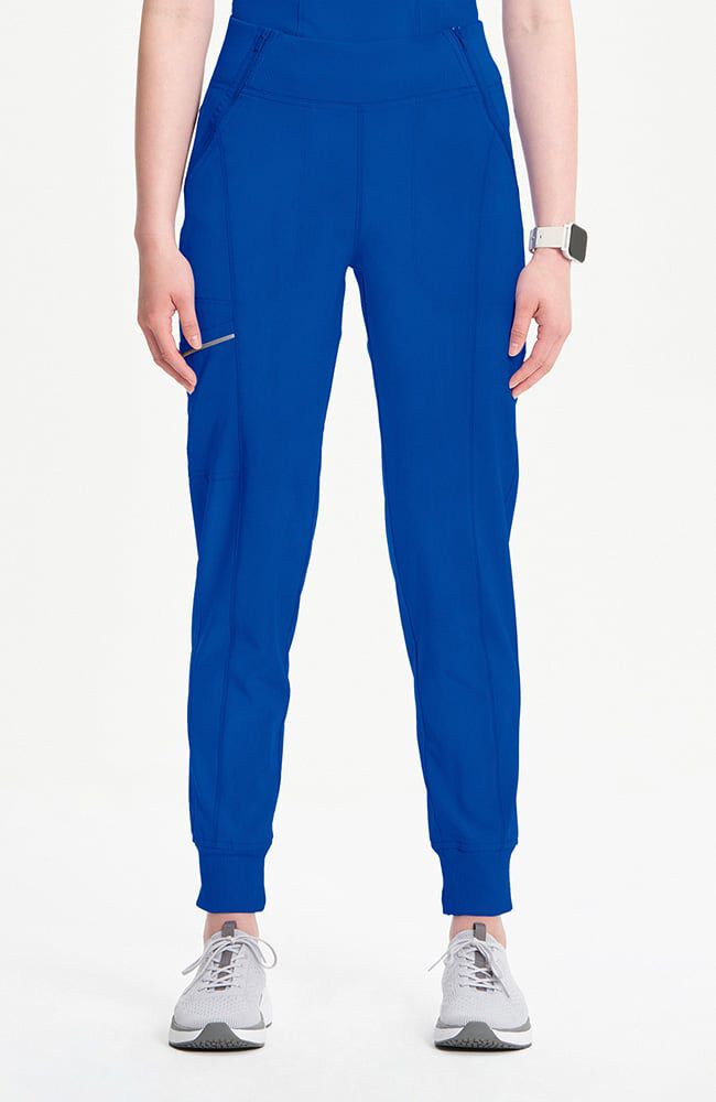 UNBIND × BLUE infinity ICESTRETCH PANTS Women's Elastic Waistband Jogger Scrub Pant | Cherokee Uniforms