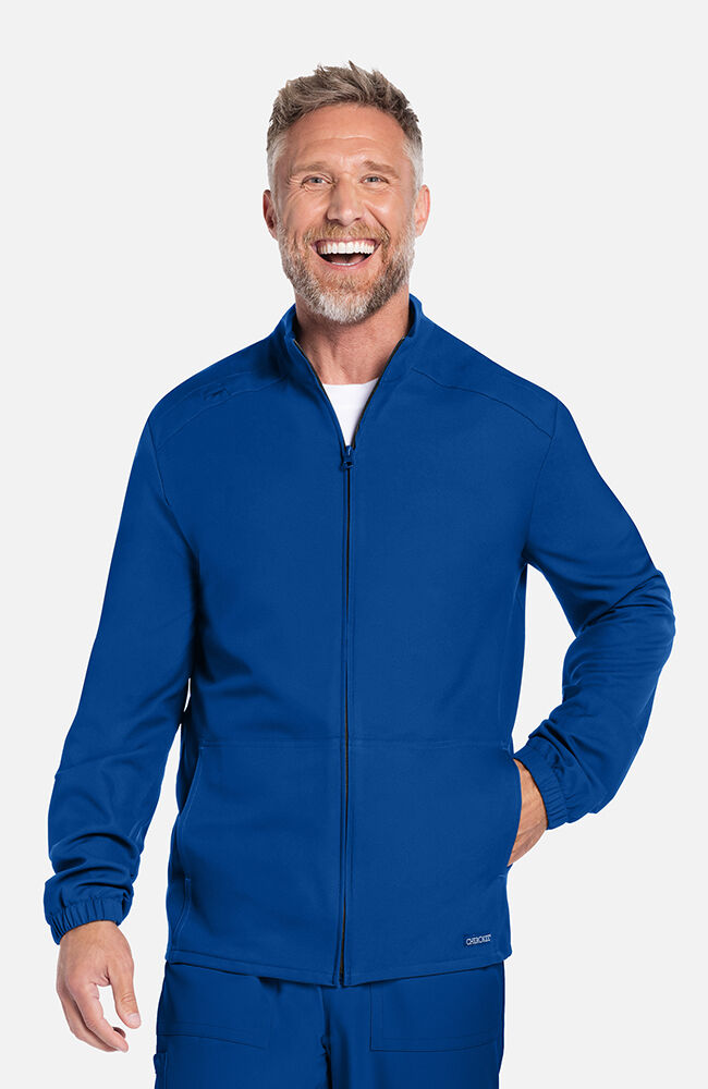 Men's 2-Pocket Zip-Front Warm Up Scrub Jacket | Cherokee Uniforms