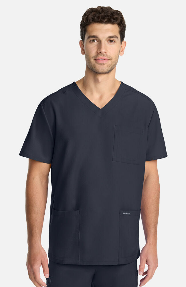 Men's 3-Pocket V-Neck Scrub Top | Cherokee Uniforms