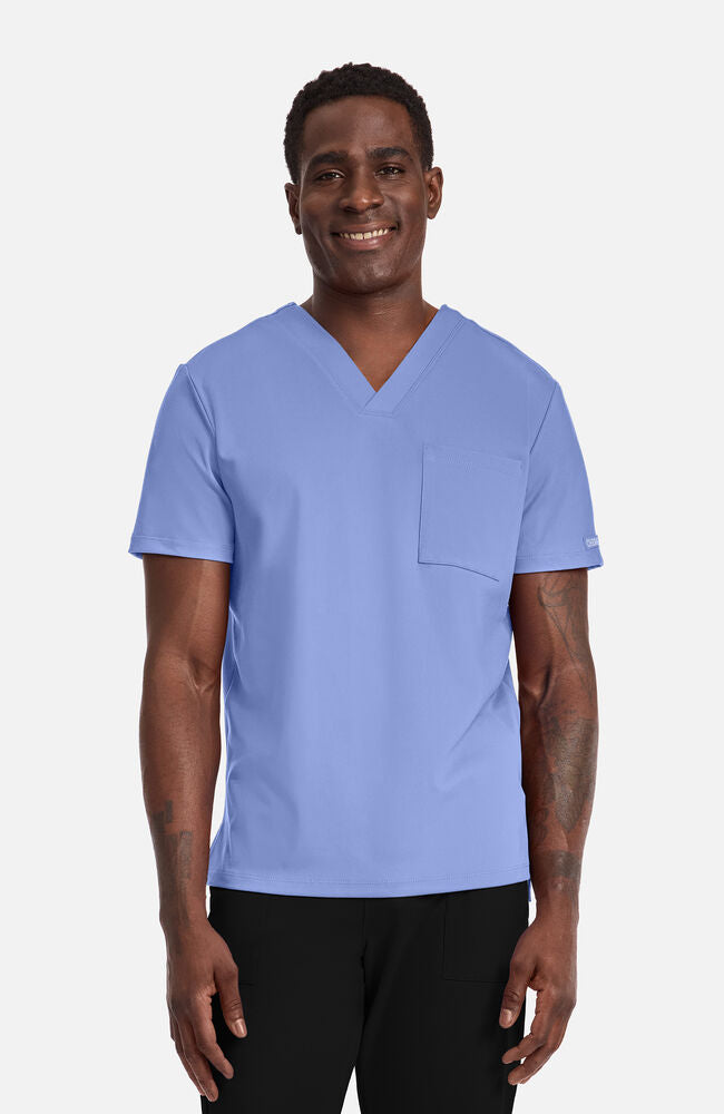 Men's Tuck-In Chest Pocket V-Neck Scrub Top | Cherokee Uniforms