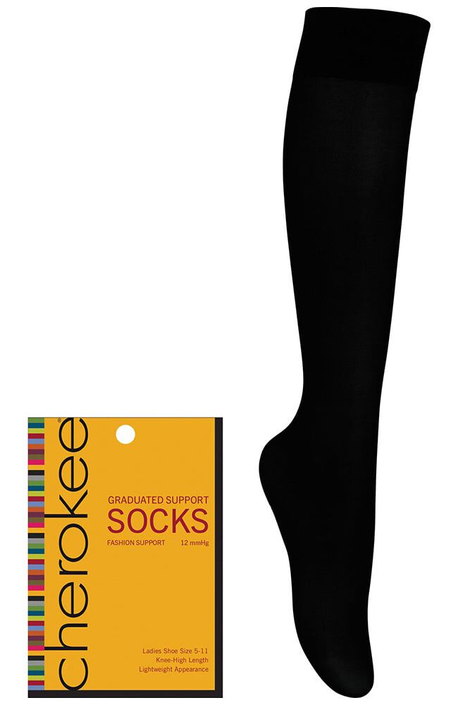 Women's Fashion 8-15 mmHg Knee High Compression Sock | Cherokee