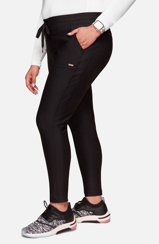 FORM by Cherokee Women's Mid Rise Tapered Leg Drawstring Scrub