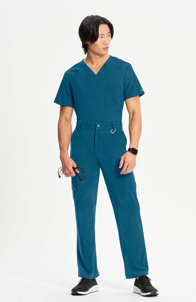 Men's Zip Fly 6-Pocket Cargo Scrub Pant | Cherokee – Cherokee Uniforms