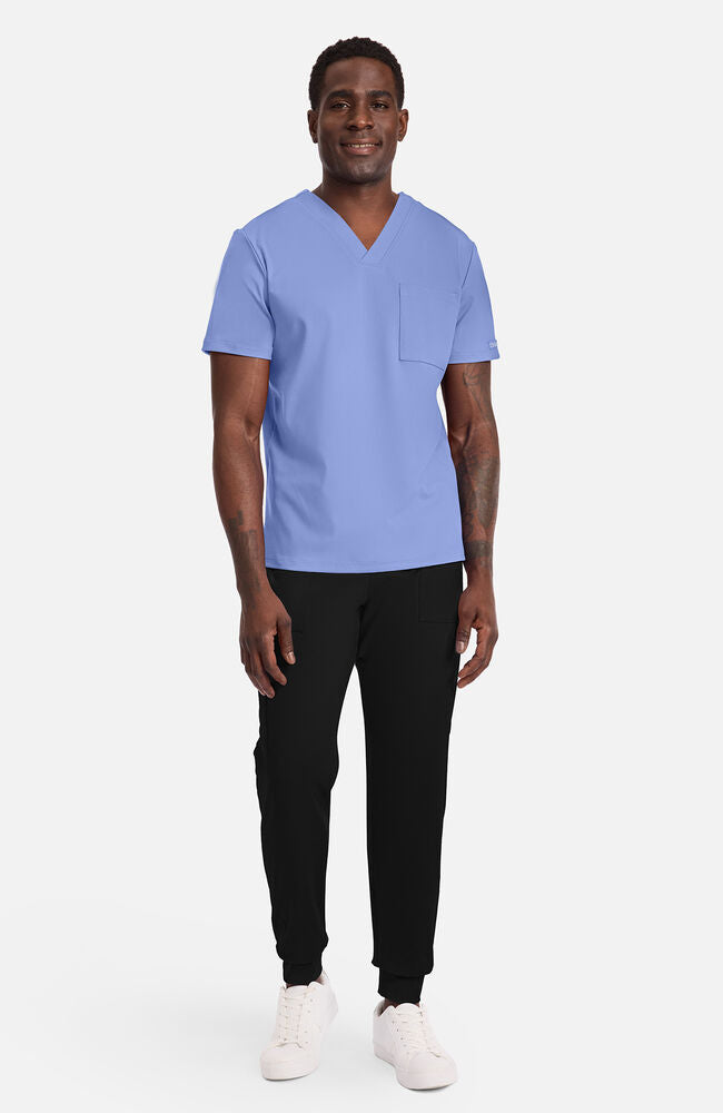 Men's Tuck-In Chest Pocket V-Neck Scrub Top | Cherokee Uniforms