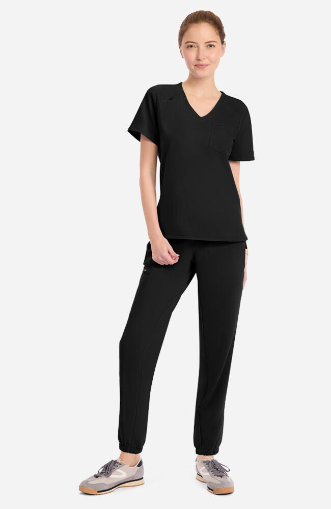 Women's Tuck-In Curved V-Neck Scrub Top | Cherokee Uniforms