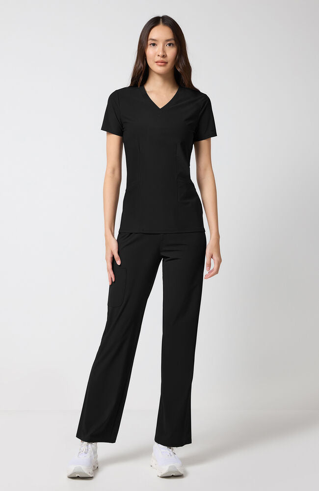 Women's Shaped 2-Pocket V-Neck Scrub Top | Cherokee Uniforms