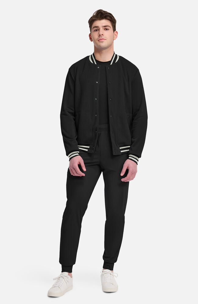 Men's Varsity 2-Pocket Bomber Scrub Jacket | Cherokee Uniforms