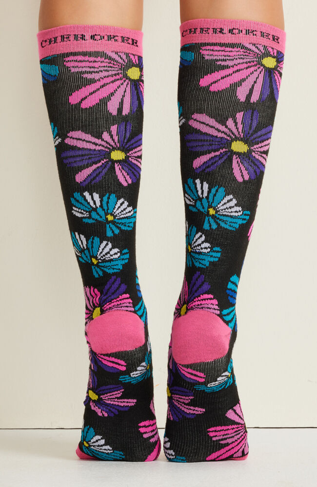 Women's Knee High 10-15 mmHg Print Support Sock | Cherokee