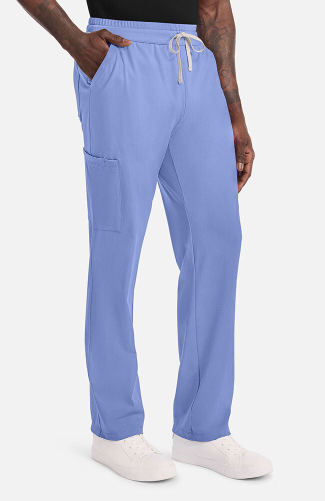 21SS SNM-Blue2 w/耳　straight pants Men's 5-Pocket Straight Leg Scrub Pant | Cherokee Uniforms