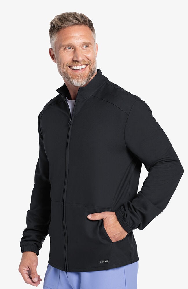 Men's 2-Pocket Zip-Front Warm Up Scrub Jacket | Cherokee Uniforms