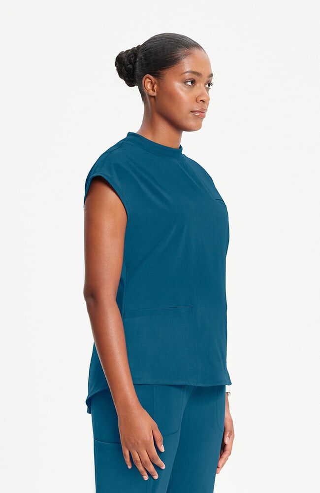 Women's Mock Neck Scrub Top | Cherokee Uniforms