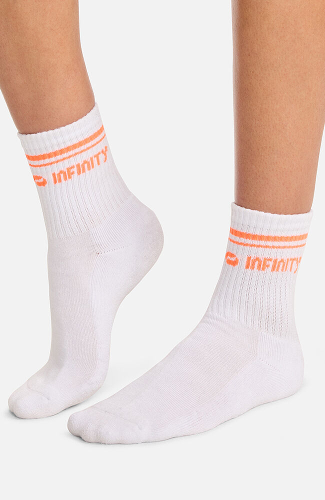 ::White/ Vivid Orange