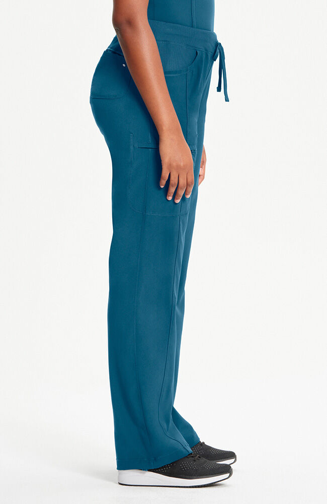 パンツ msk. Women's Rib Knit Drawstring Waist Scrub Pant | Cherokee Uniforms