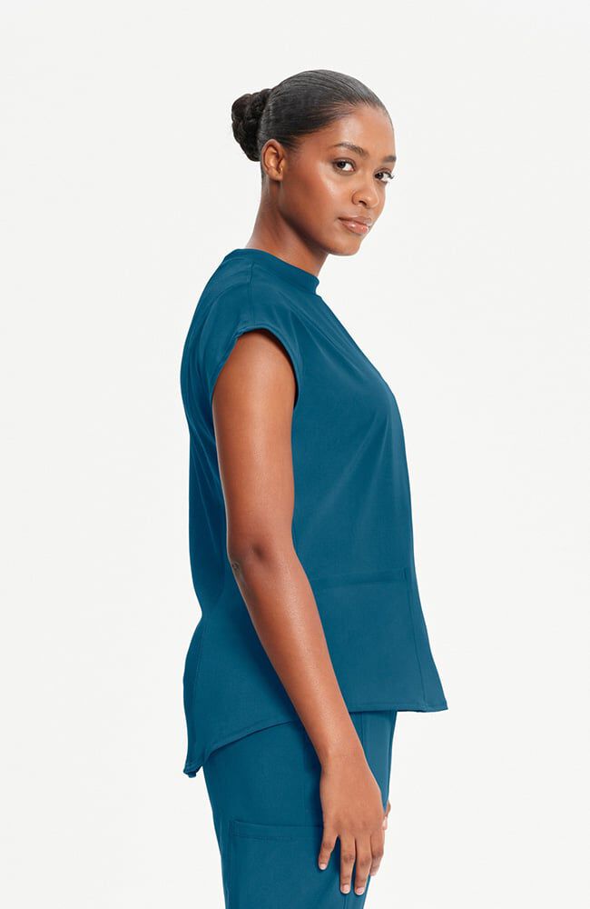 Women's Mock Neck Scrub Top | Cherokee Uniforms
