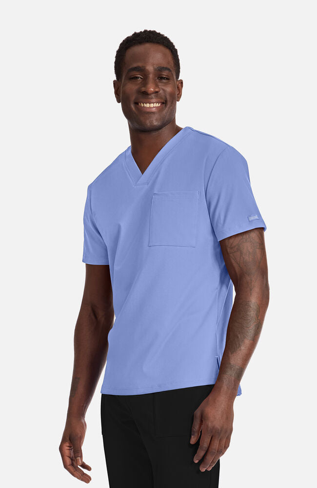 Men's Tuck-In Chest Pocket V-Neck Scrub Top | Cherokee Uniforms