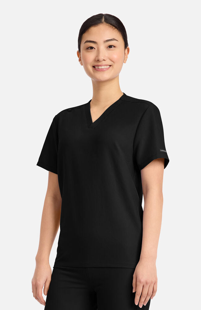 Unisex Tuck-In Pocketless V-Neck Scrub Top | Cherokee Uniforms