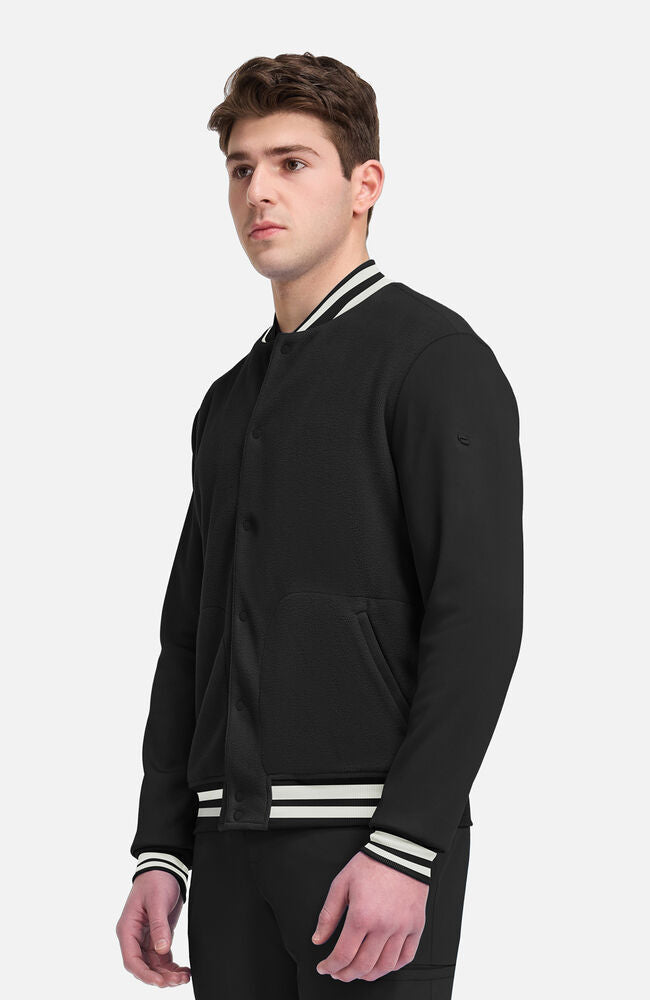 Men's Varsity 2-Pocket Bomber Scrub Jacket | Cherokee Uniforms