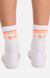::White/ Vivid Orange
