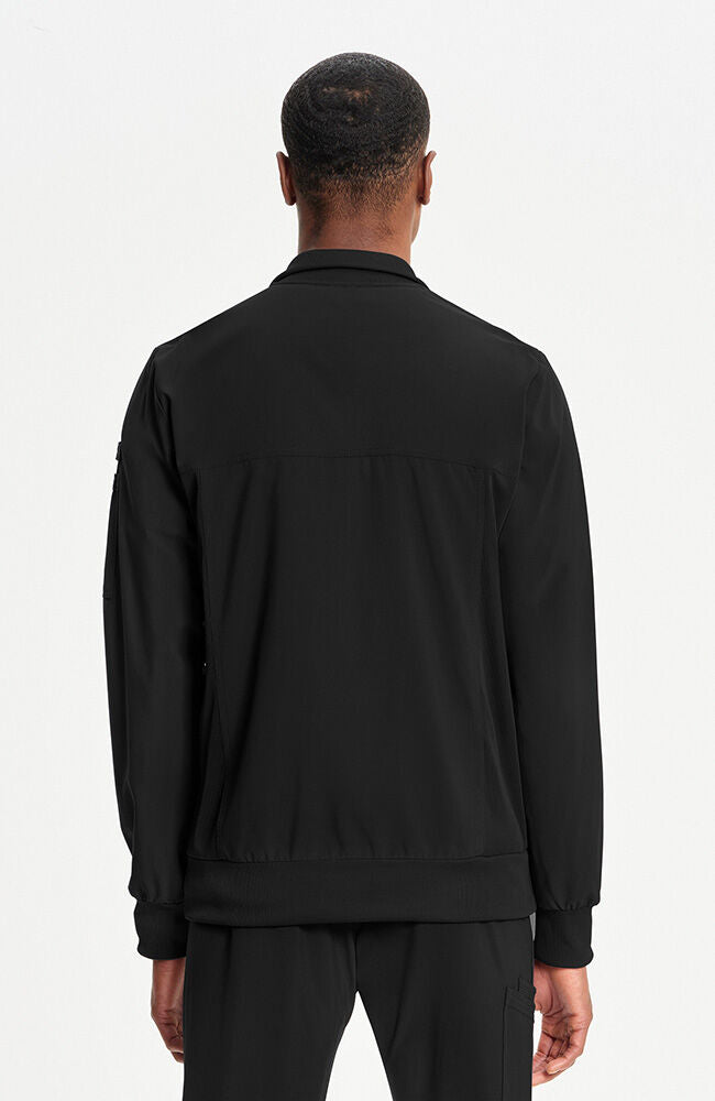 Men's Zip Front Rib Panel Scrub Jacket | Cherokee – Cherokee Uniforms