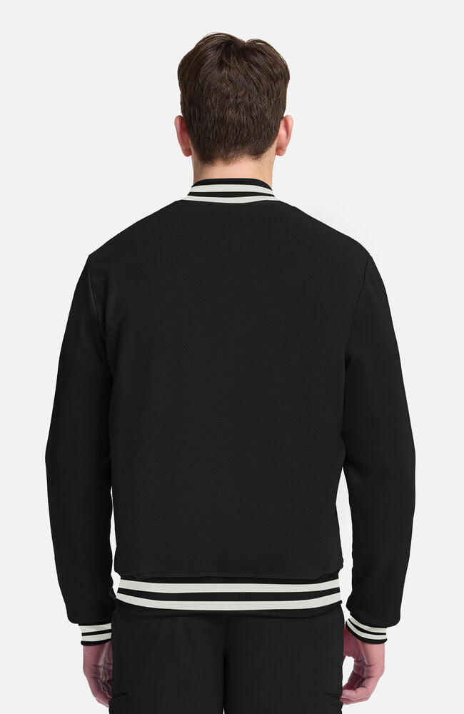 Men's Varsity 2-Pocket Bomber Scrub Jacket | Cherokee Uniforms