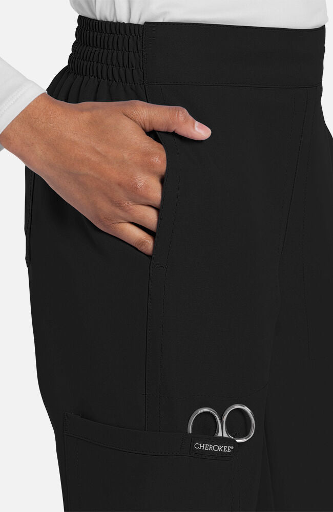 パンツ AW 25 5 POCKET TROUSERS FLOCKED Women's 5-Pocket Cargo Jogger Scrub Pant | Cherokee Uniforms