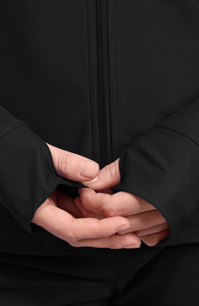 Women's Knit 3-Pocket Zip Front Scrub Jacket | Cherokee – Cherokee