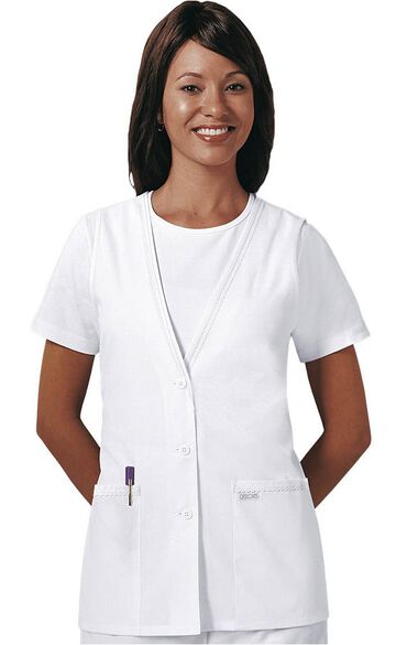 Women's Button Front Solid Vest | Cherokee Uniforms
