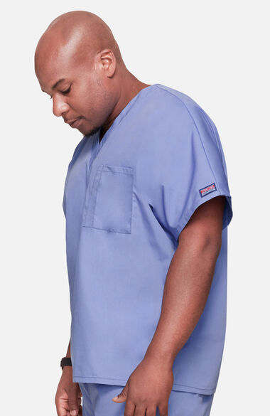 Cherokee Workwear Unisex V-Neck Solid Scrub Tops - 1 Pocket | AllHeart.com