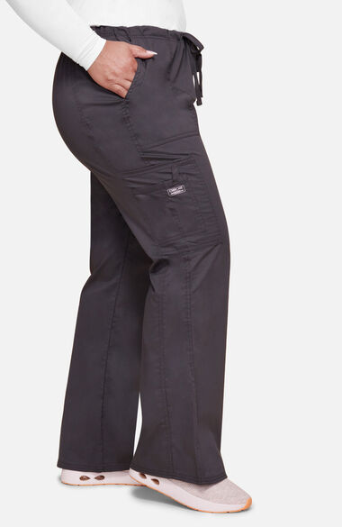 Cherokee Workwear Cargo Drawstring Pant, Women's Scrub Pants