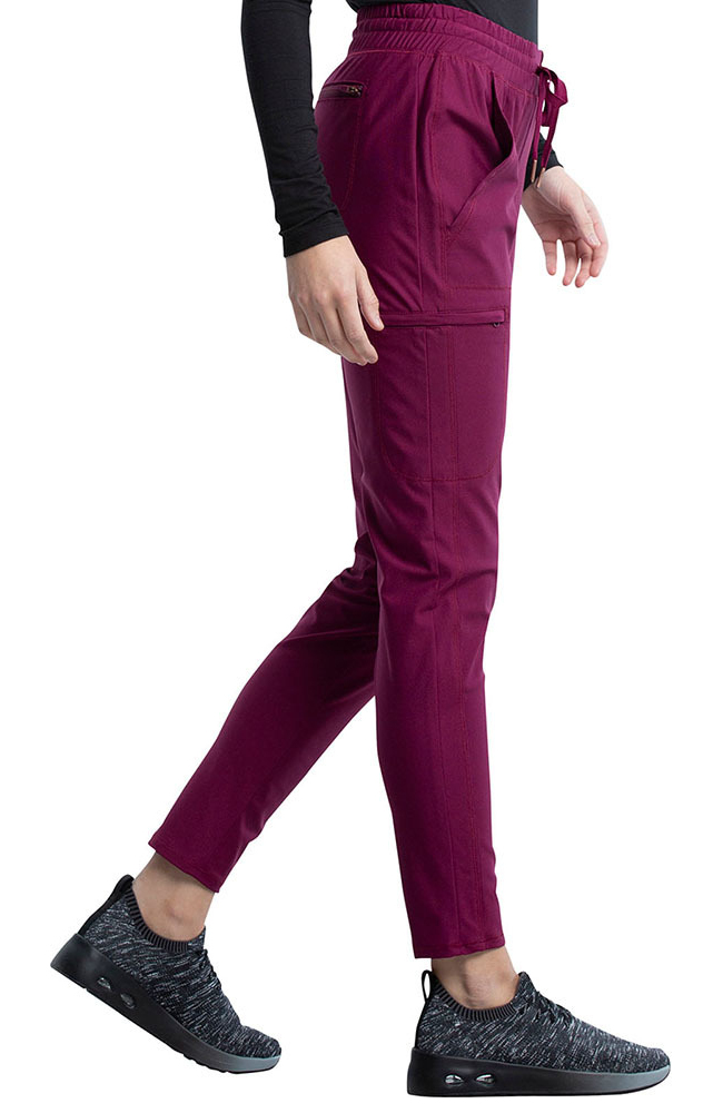 Cherokee Form Women Scrubs Pant Mid Rise Tapered Leg Drawstring CK090 :  : Clothing, Shoes & Accessories